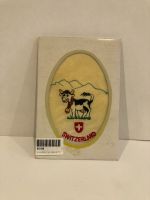 Serviette souvenir Suisse avec vache et drapeau