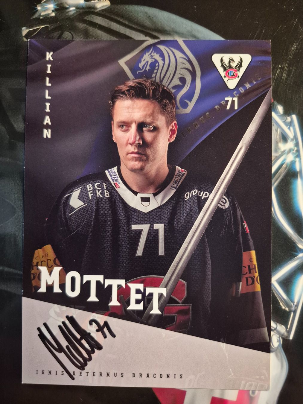 Autogramme: Killian Mottet HC Fribourg Gotteron – Gebraucht aus Treiten von Sauber73