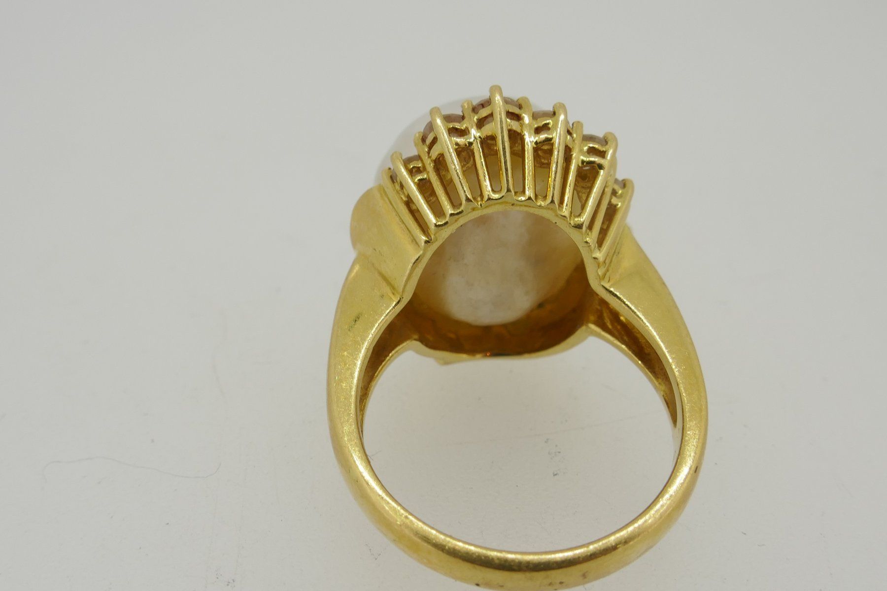 Ringe: Schöner Brillantring 18 kt mit großer Perle – Gebraucht aus Schaffhausen von swisswatches-andmore 3