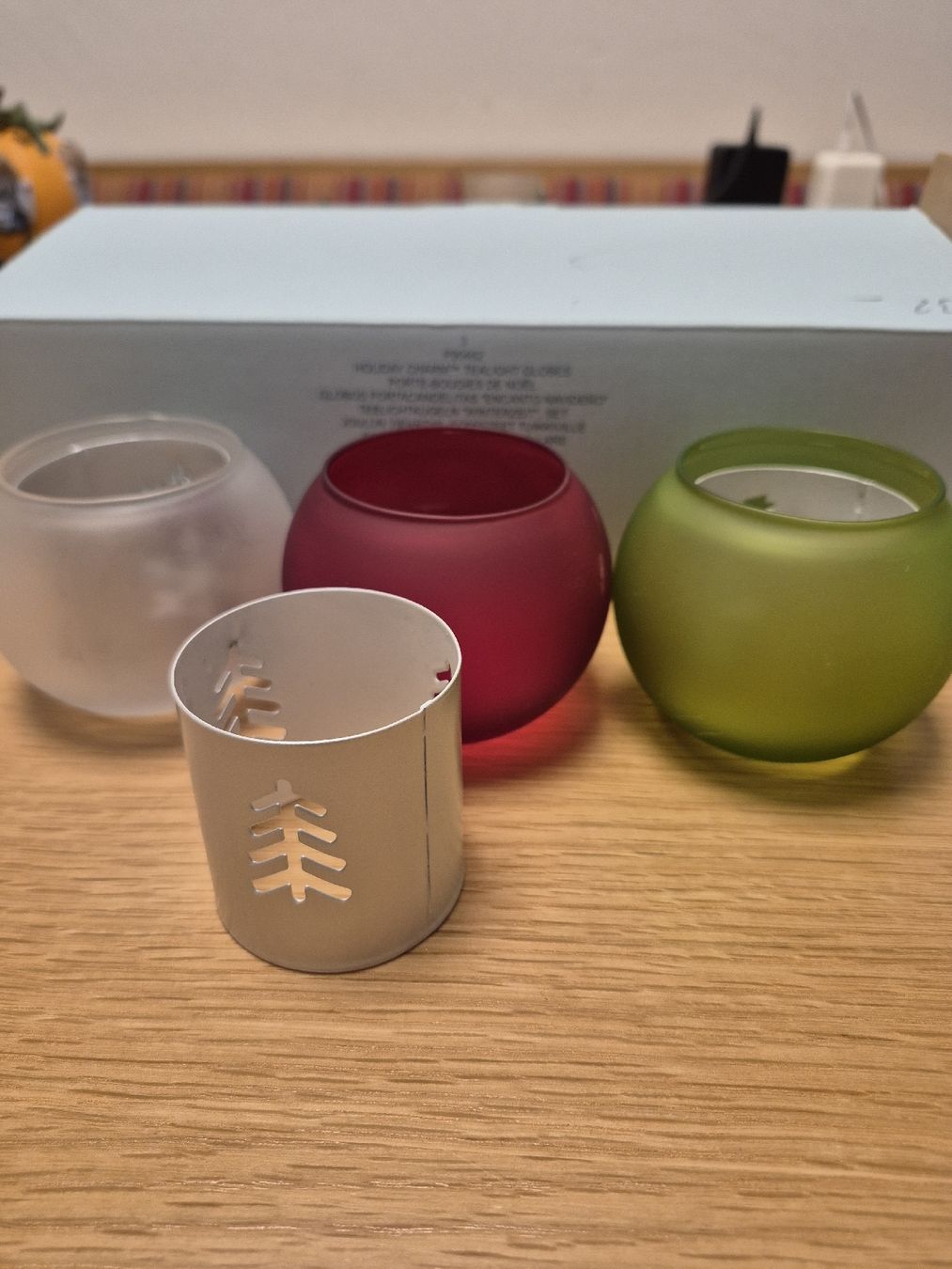 Partylite Tutte le decorazioni: partylite Teelichtkugeln winterzeit set – Nuovo (secondo la descrizione) da Buttikon SZ venduto da sefa02