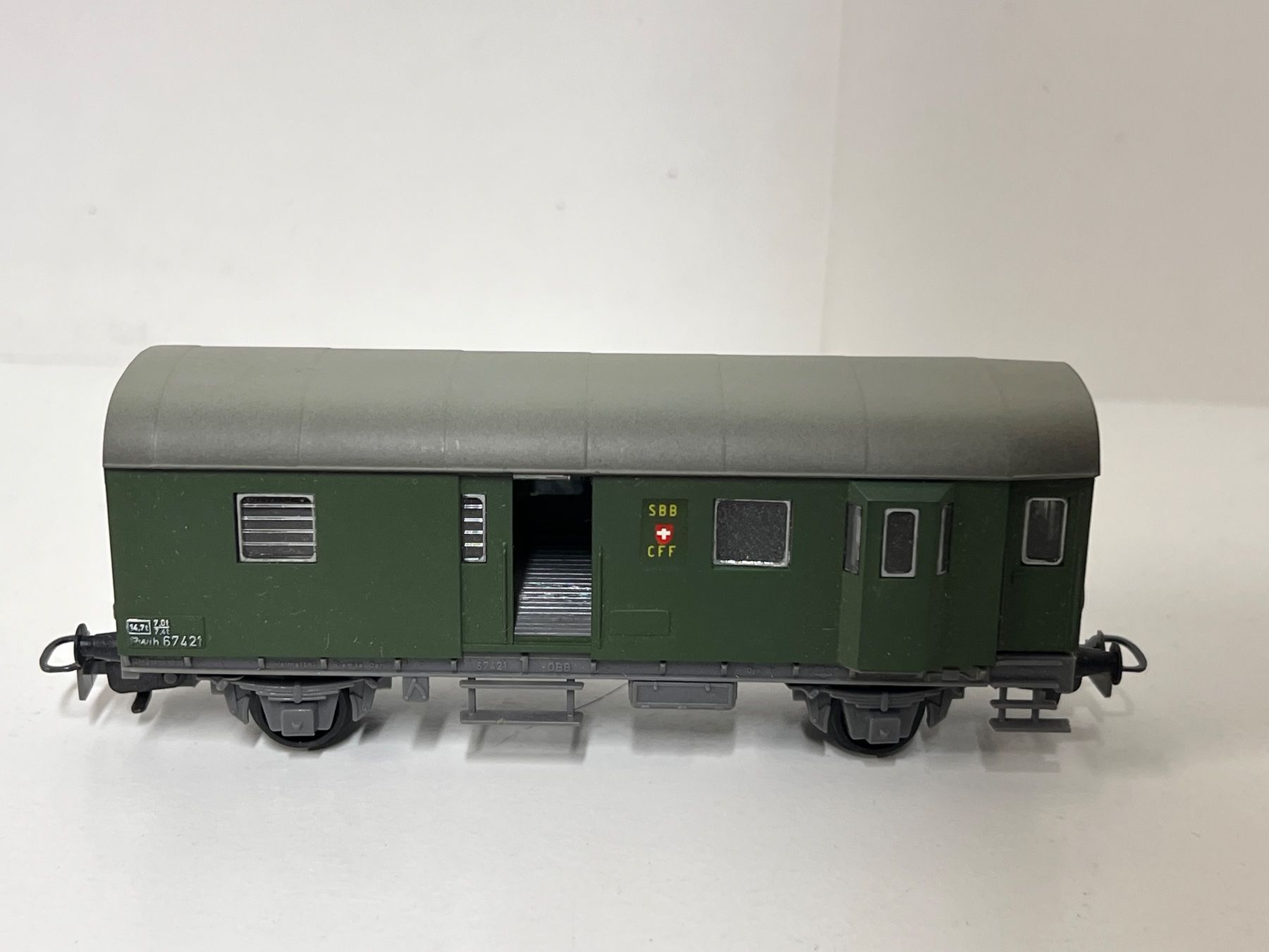 Kleinbahn Modellini di ferrovie: KLEINBAHN Gepäckwagen  SBB CFF FFS   H0 DC – Usato da Neuenhof venduto da ludovicco 1