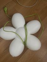 Ikea smila blumen wandlampe art deco