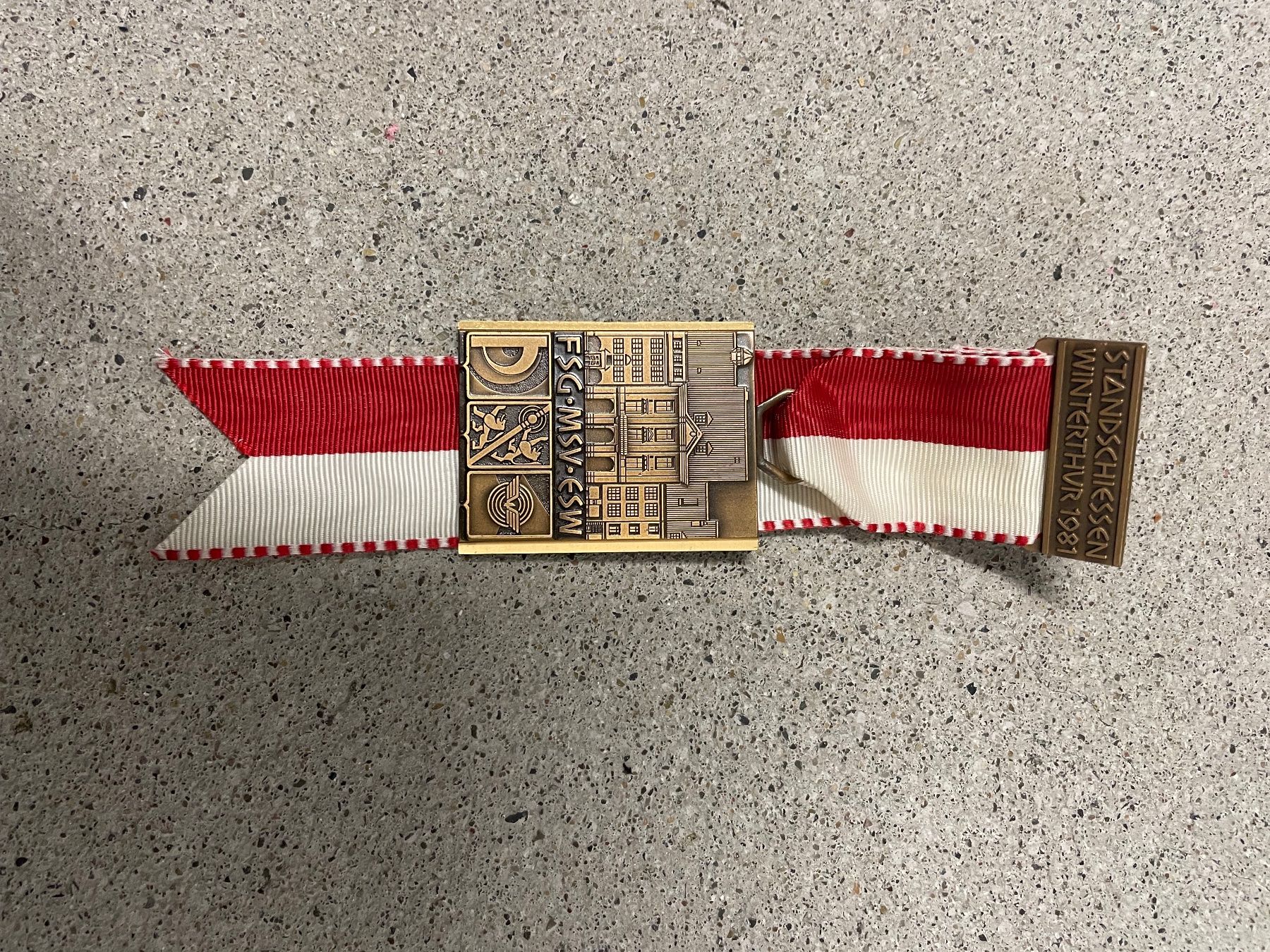 Medaglie: Alte Medaille: Standschiessen Winterthur, 1981 – Usato da Winterthur venduto da tam_6m5k