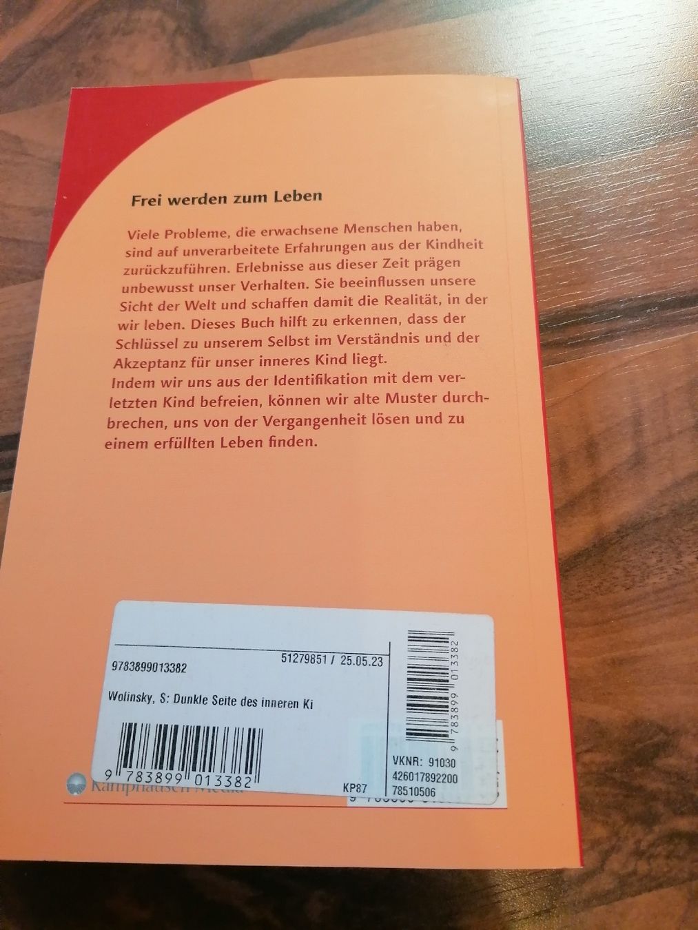 Libri: Die dunkle Seite des inneren Kindes. Stephen Wolinsky – Nuovo (secondo la descrizione) da Wahlen b. Laufen venduto da Aweiss 2