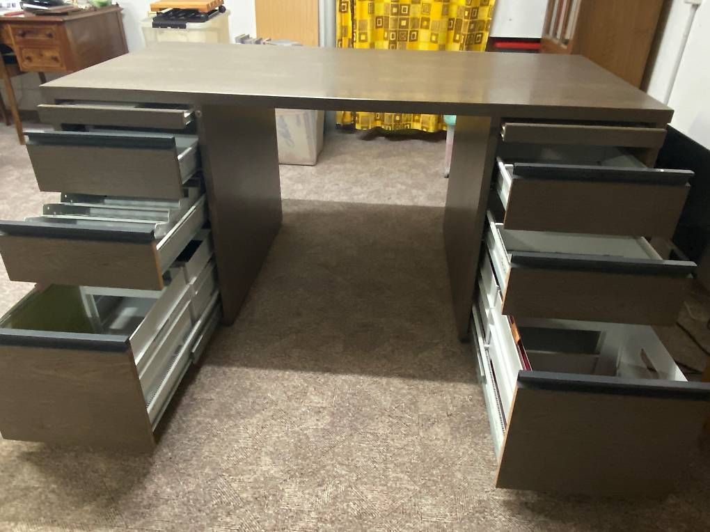 Scrivanie: Bureau avec tiroirs et multiples rangements modulaires – Usato da Confignon venduto da art_89j6 1