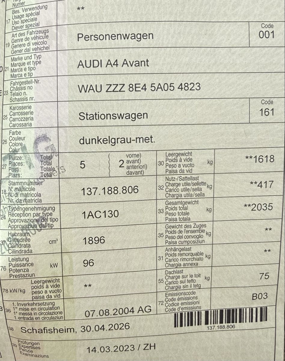 Audi Autos: Audi a4 1.9tdi – D'occasion à Rümikon AG par asa_vh8y 5