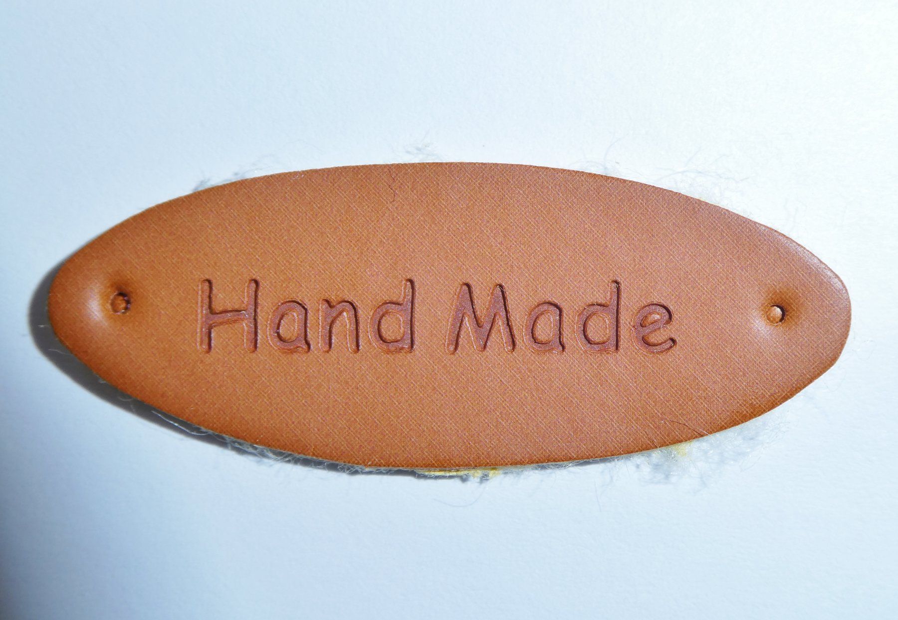 Bastelsets: Label "handmade" in Lederoptik. Set 6 Label – Neu (gemäss Beschreibung) aus Siebnen von Ra-la-ra-ol 5