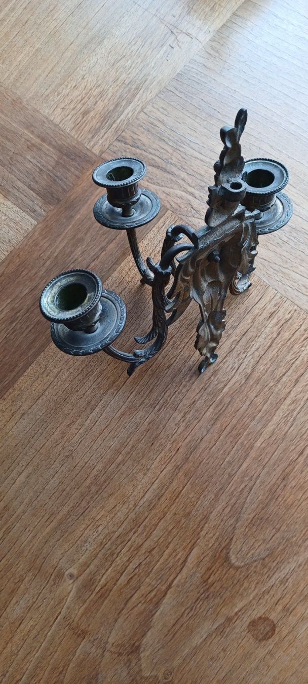 Portacandele: Wand Kerzenhalter aus Messing – Usato da Menziken venduto da Nikkimcanton 1