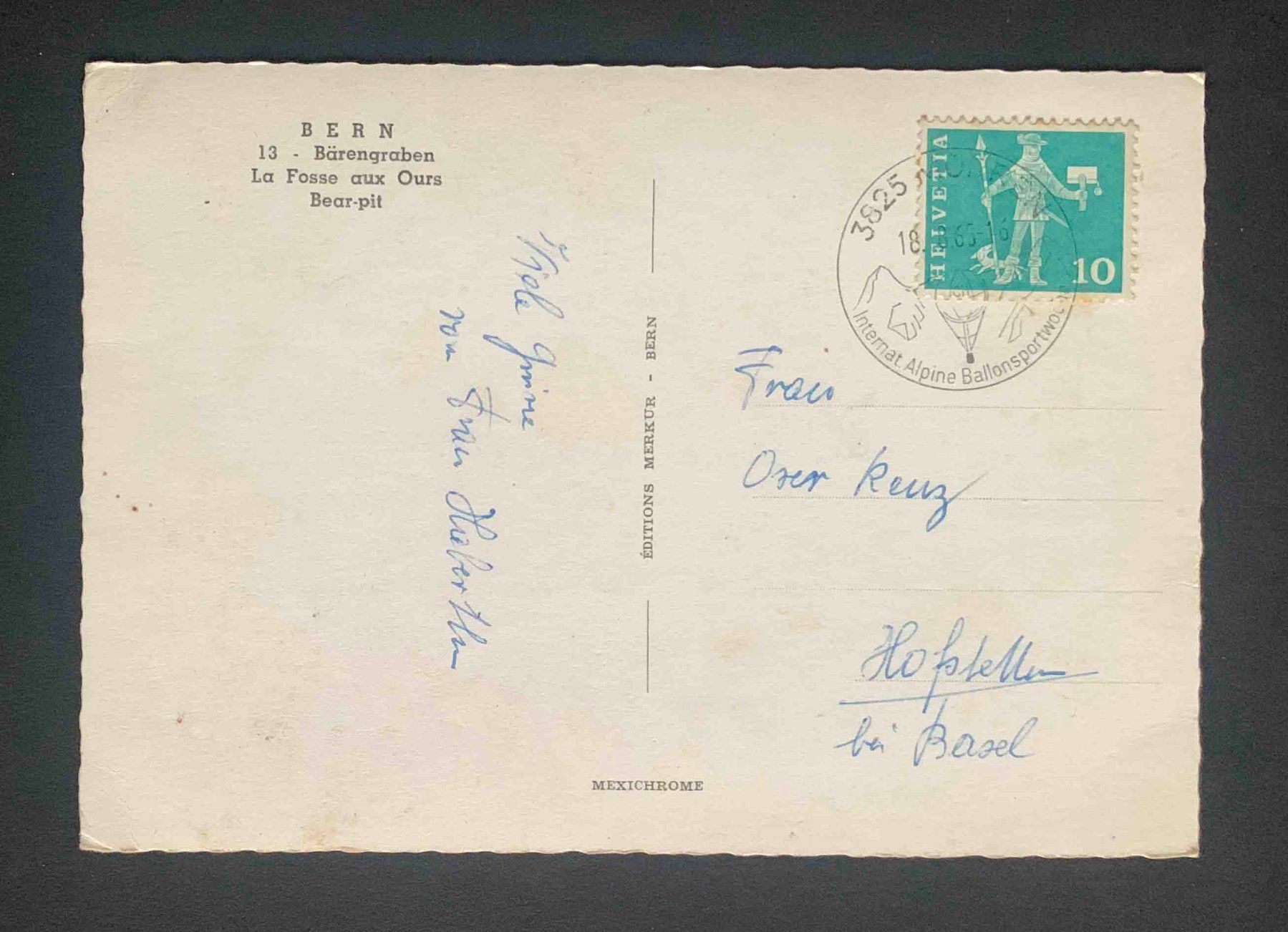 Cartoline postali: AK BERN Bärengraben – Usato da Goldau venduto da artelier1 1