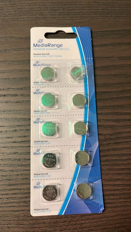 10x Button cell batteries LR54 AG10 new (Neu (gemäss Beschreibung)) in ...