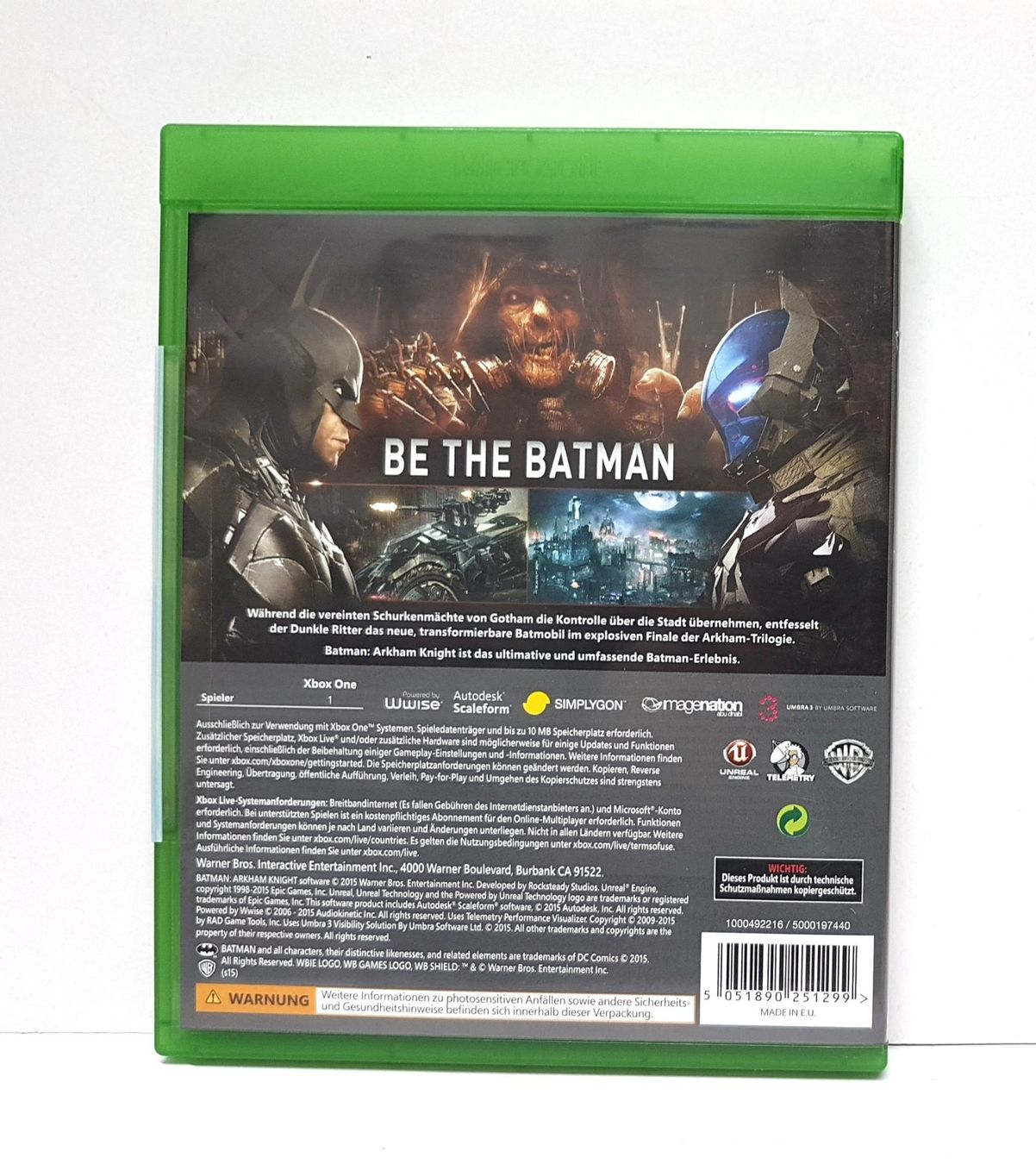 Microsoft Giochi: Batman Arkham Knight   Xb One – Usato da Schüpfheim venduto da Games_Spielkonsolen 2