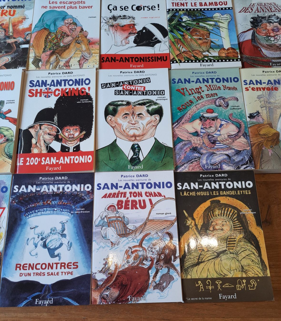 Bücher: San Antonio Patrice Dard 1-16 + 19 – Gebraucht aus Biel/Bienne von ESOXMAN 4