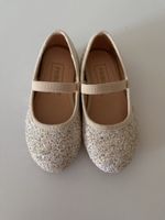 Ballerines Friboo pailletées dorées, taille 25, parfaites!