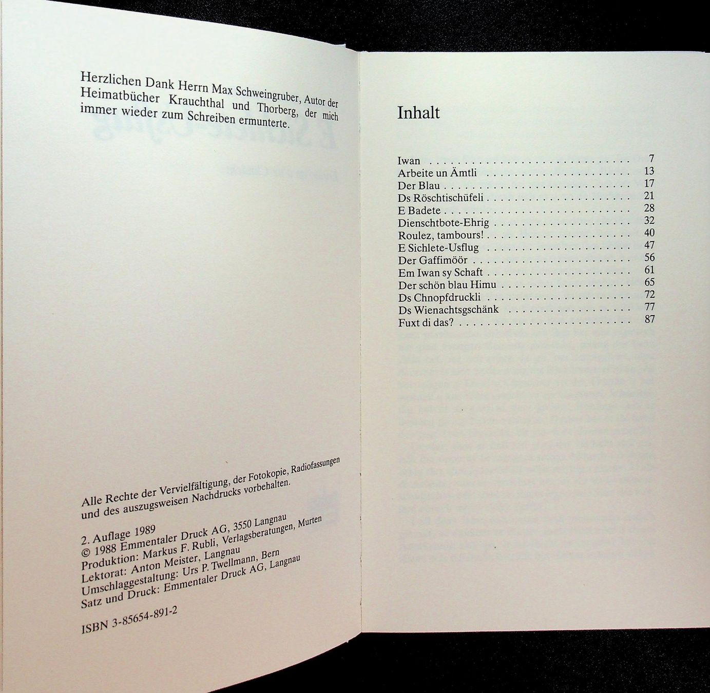 Libri: V. Kobel Stämpfli E Sichlete-Usflug Dialekt – Usato da Reitnau venduto da Zaomir 3