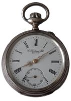 Taschenuhr G. Billian Fils Zurich Ancre 15 Rubis antik