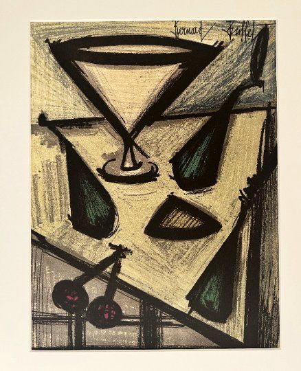 Grafica & Litografie: Bernard Buffet - Stillleben - Original-Lithographie Vintage – Nuovo (secondo la descrizione) da Ponte Tresa venduto da 11GalleriaAlterEgo11