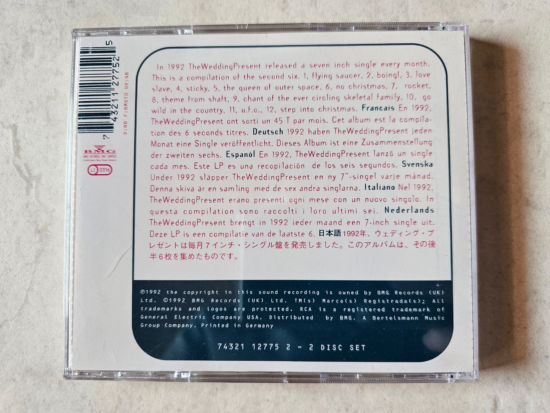 CD: The Wedding Present  -  Hit Parade 2 – Usato da Schneisingen venduto da backstore24 1