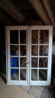 schönes, altes Vorfenster mit Rahmen 125cm x 98cm weiss
