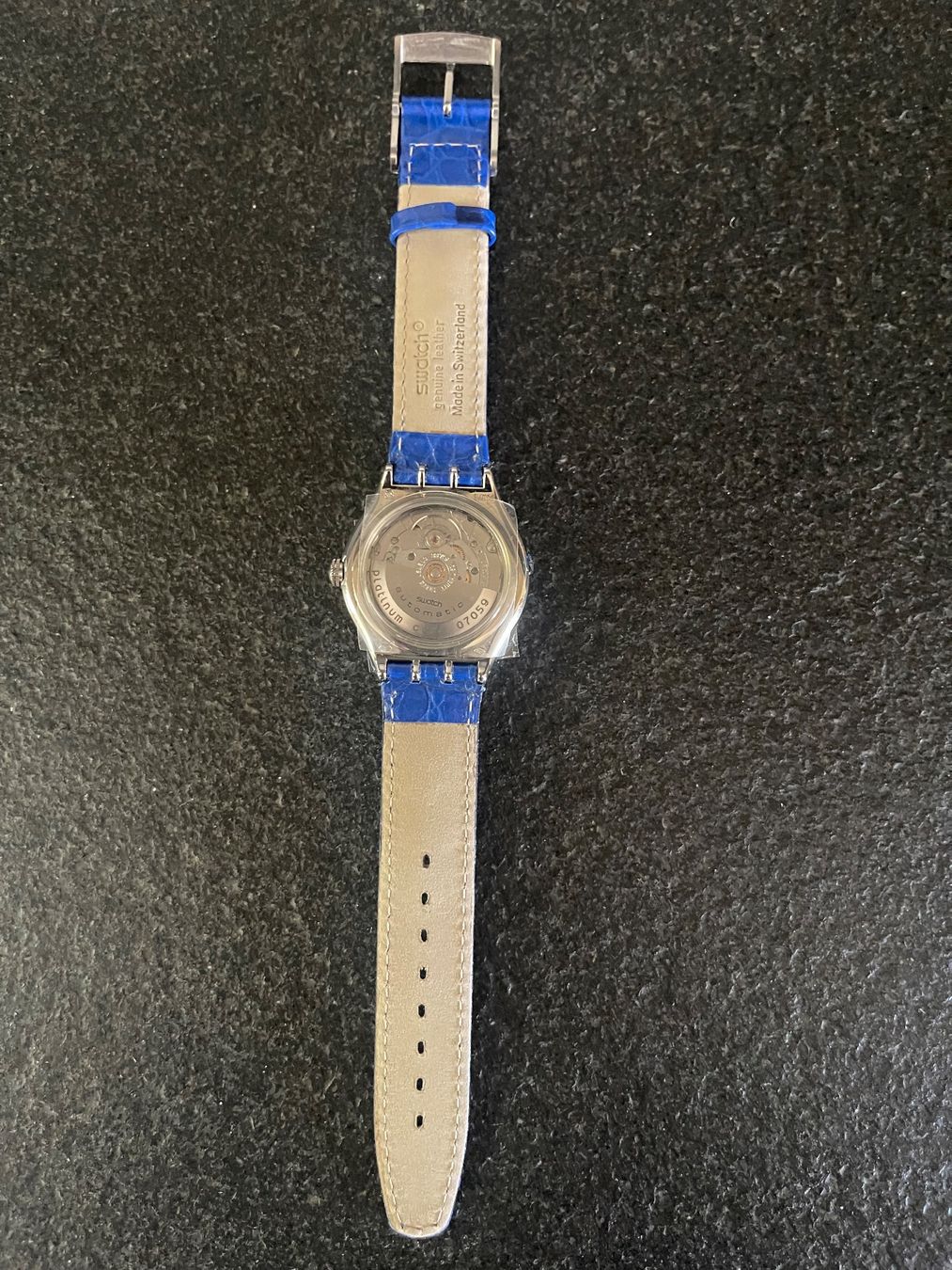 Swatch Orologi: Swatch magic treasure platinum new – Nuovo e nell'imballaggio originale da Corsier GE venduto da Monk 5