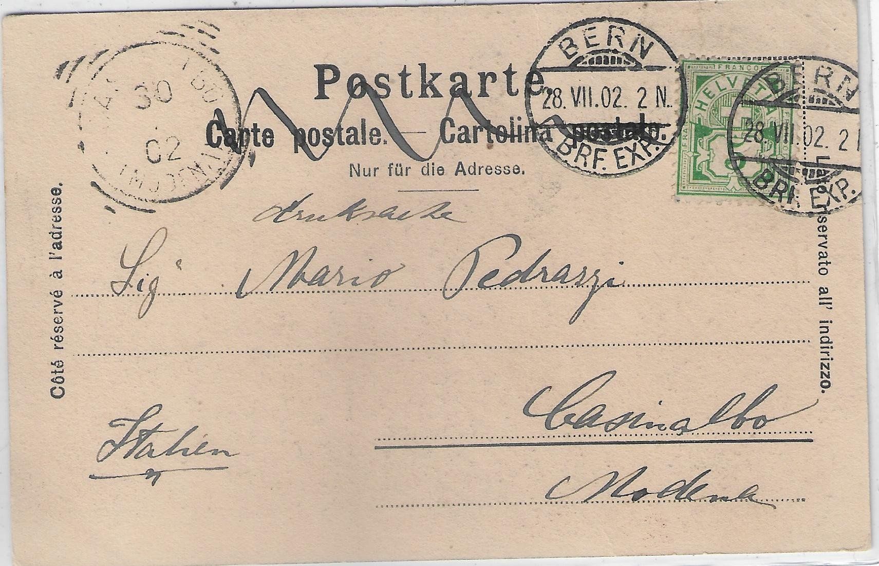 Cartoline postali: Berne - Palais Federal – Usato da Ettingen venduto da Kartenplanet 1