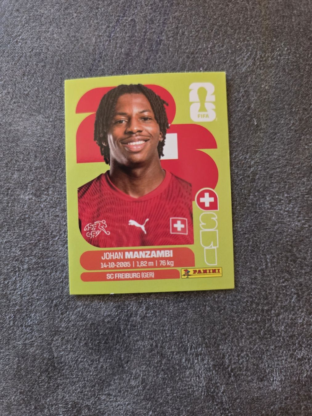 Panini Carte collezionabili: Panini SUI 15 Johan Manzambi – Nuovo (secondo la descrizione) da Romanshorn venduto da leeh78