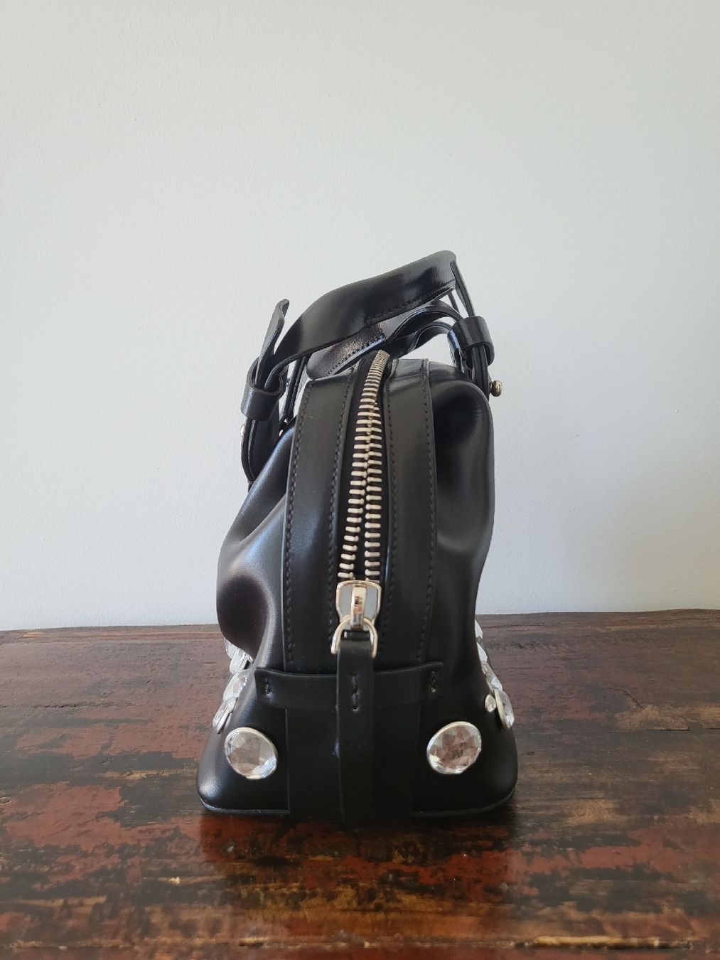 Borse da donna: Borsa N°21 nera in pelle con strass – Nuovo (secondo la descrizione) da Iseo venduto da cam_pyd7 1