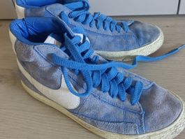 Nike Blazer Mid blu camoscio condizioni medie numero 40