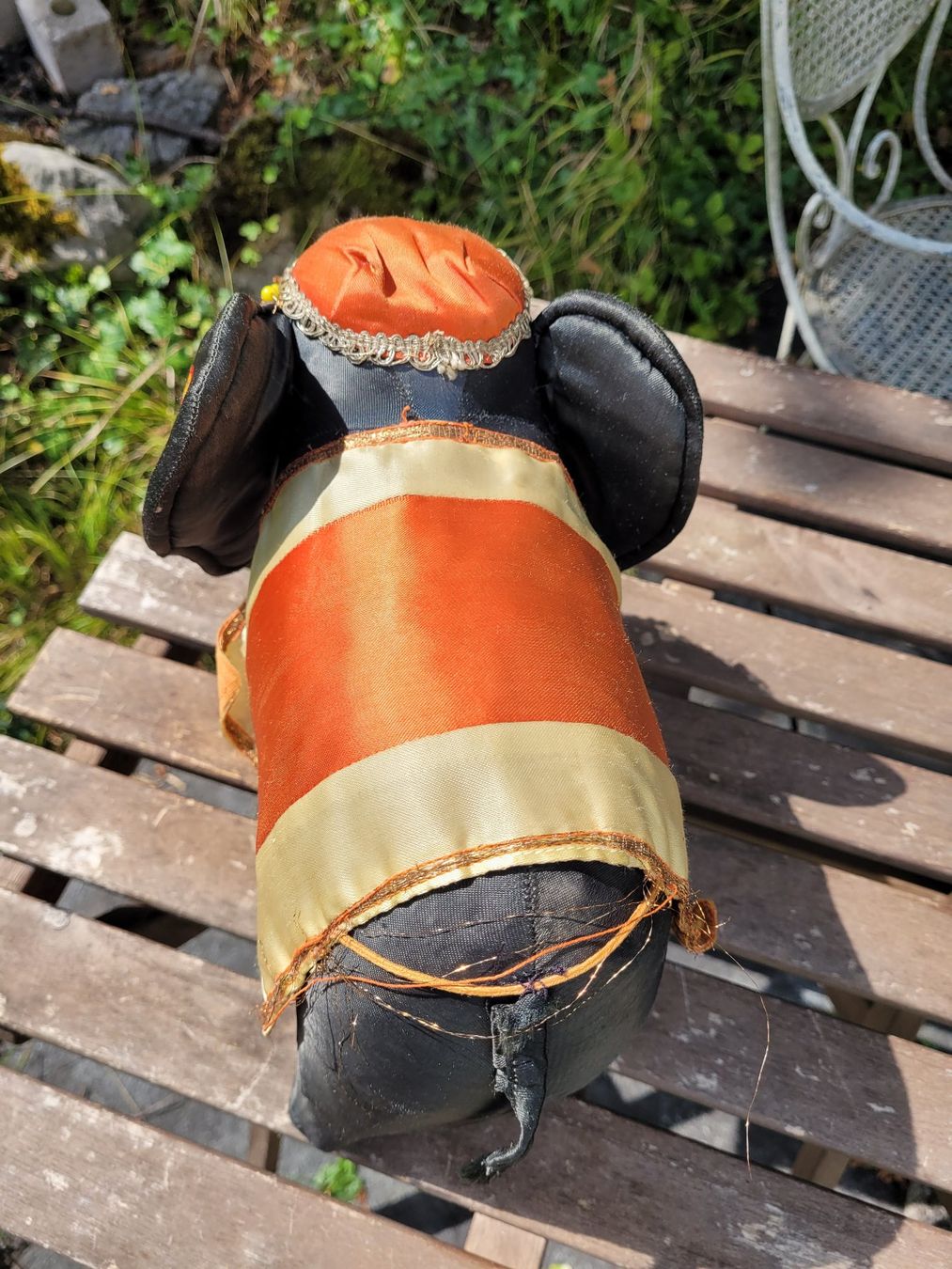 Tutte le decorazioni: Asiatischer Stoff-Elefant, Stofftier, Vintage – Usato da Binningen venduto da franzfritz 3