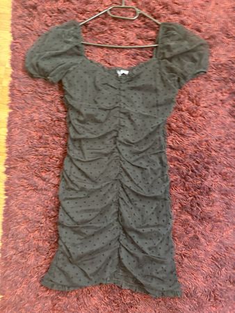 Robe courte Divided H&M noir à pois taille M état neuf
