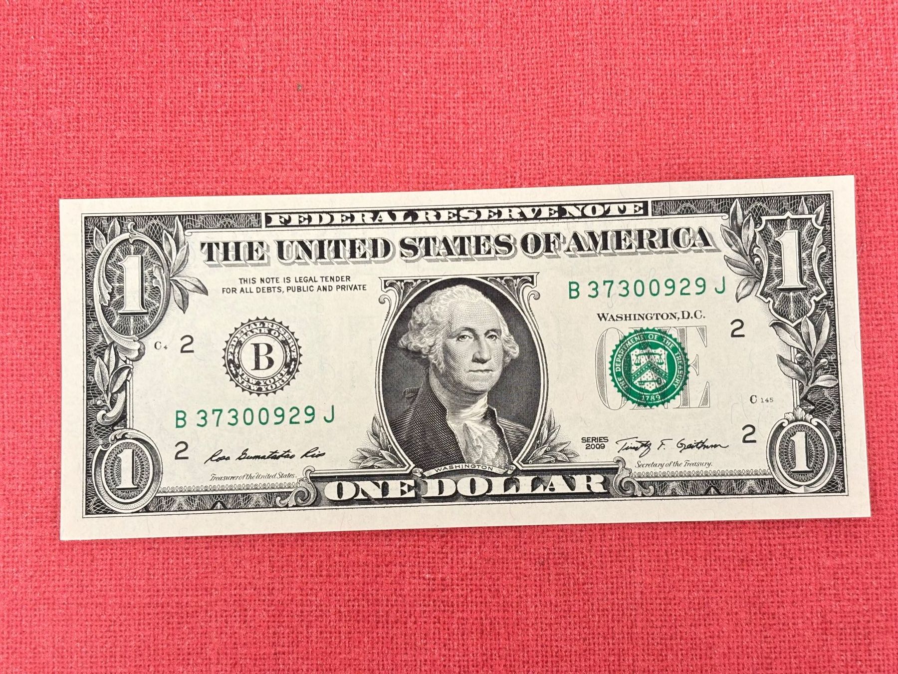 Banknoten: 1 Doller USA ONE DOLLAR – Neu (gemäss Beschreibung) aus Ormalingen von digital09