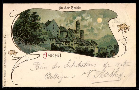 Cartes postales: AK Aarau, An der Halde – D'occasion à Berlin par bartko-reher