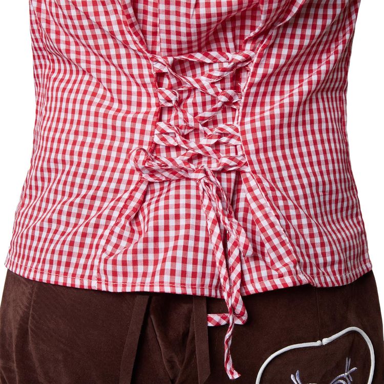 Costumi: Trachtenbluse Damen rot weiß Größe S – Nuovo (secondo la descrizione) da Murten venduto da Roland.Kemmer.AG 4