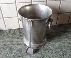ANTIKER ETAIN ZINN CHAMPAGNER/WEINKÜHLER/EISKÜBEL