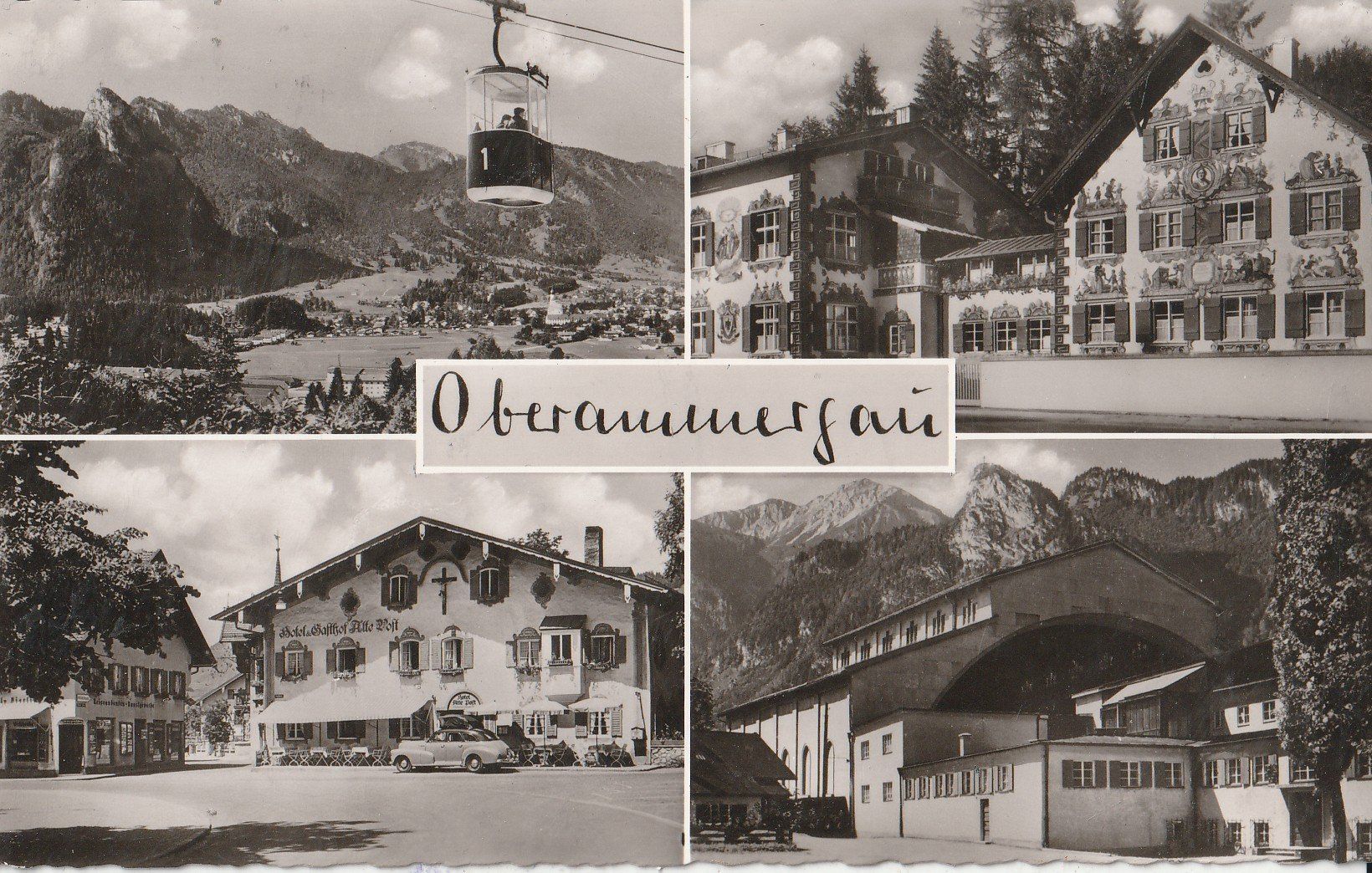 Cartoline postali: Oberanergau MBK – Usato da Lumbrein venduto da made02