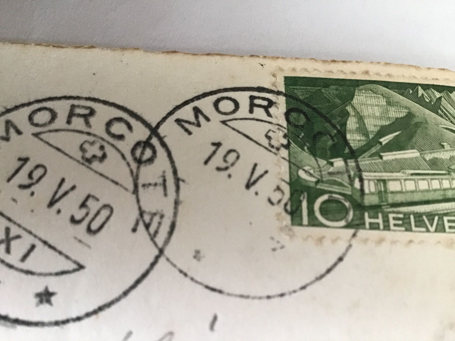 Cartoline postali: Morcote – Usato da Thierachern venduto da sweden08 1