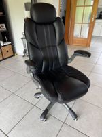 Ergonomic Office Chair, Black, Faux Leather