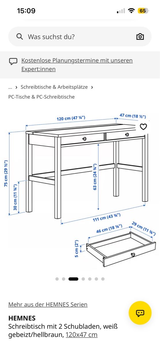 Ikea Scrivanie: IKEA Hemnes Schreibtisch – Usato da Luzern venduto da ale_q9rw 6