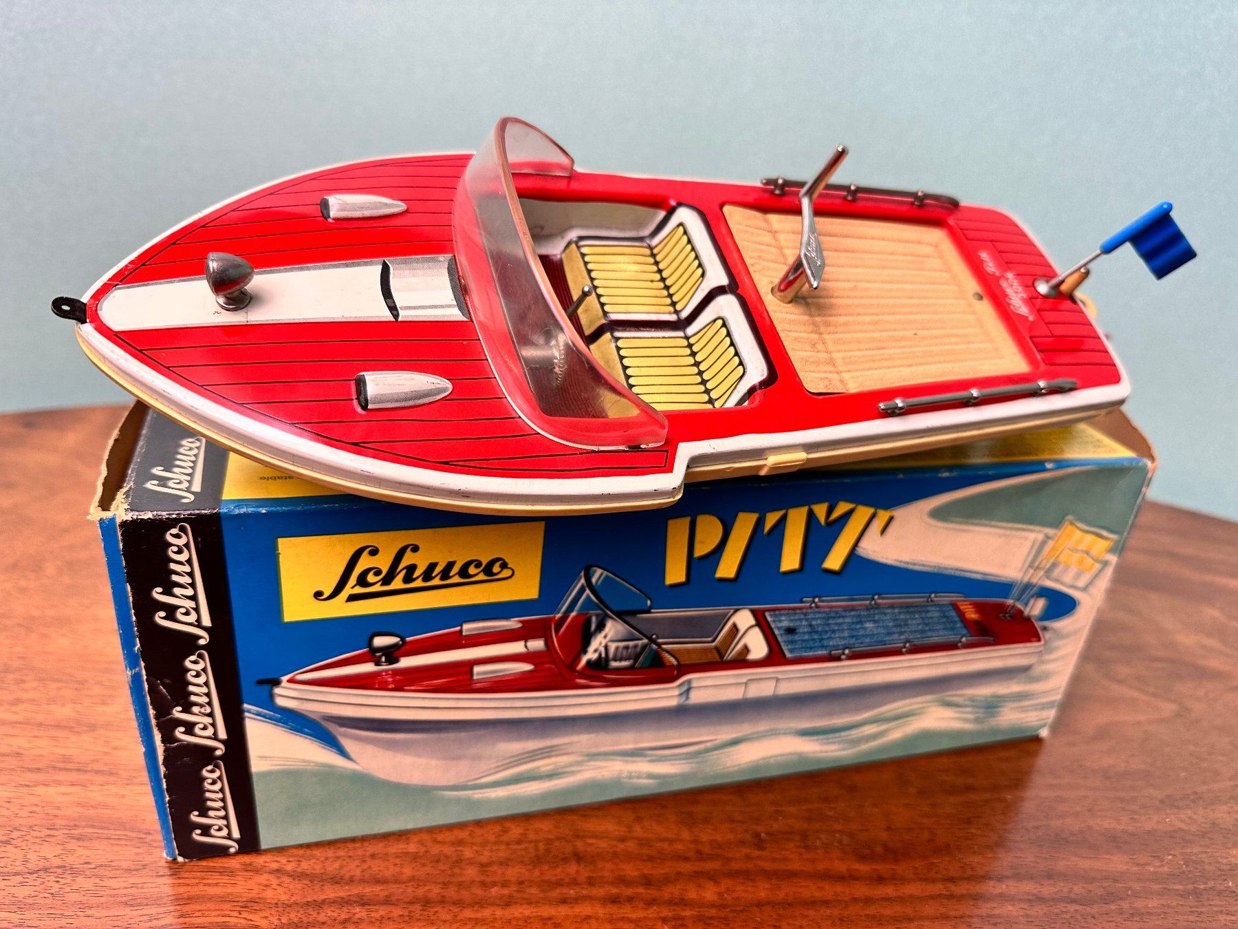 Schuco Spielzeuge: Schuco Sportboot "Pitt" Made in Western Germany – Gebraucht aus Seuzach von Jage