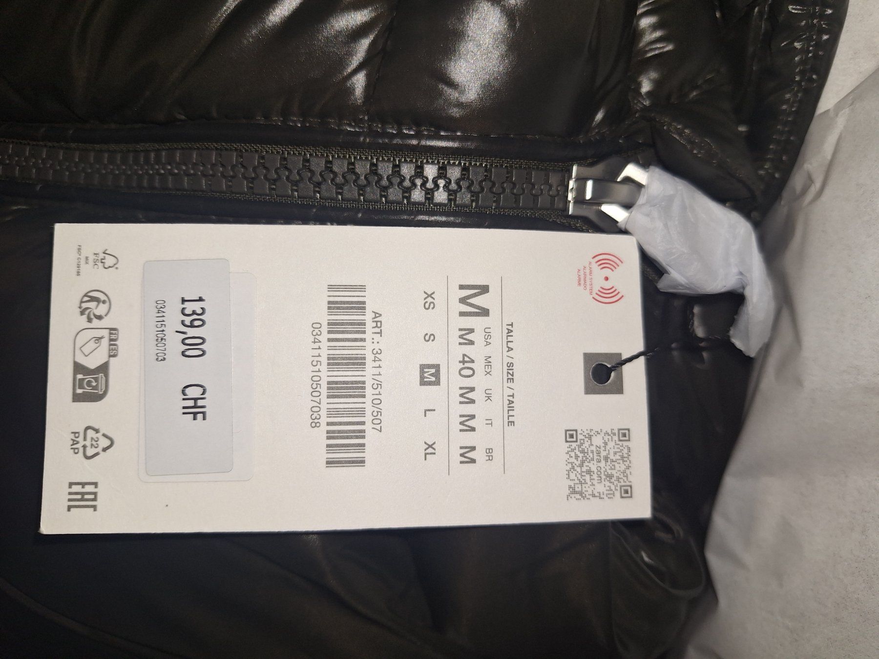Zara Giacche: Zara Daunenjacke Winterjacke Pufferjacke – Nuovo e nell'imballaggio originale da Kloten venduto da Samerus 7