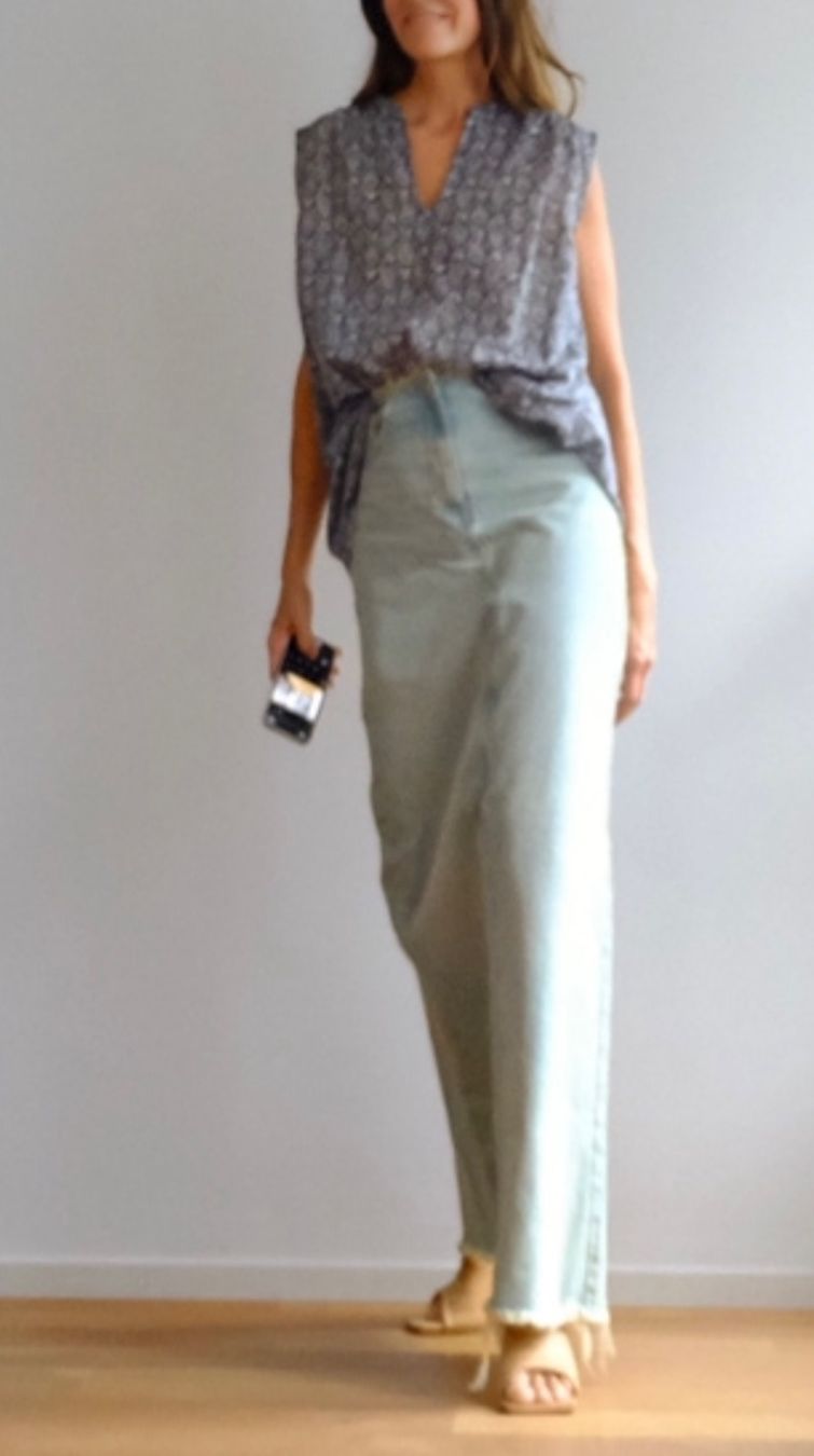 Mango Gonne: MANGO Maxirock aus Denim - neu - – Nuovo (secondo la descrizione) da Jona venduto da vanessasupermarket20