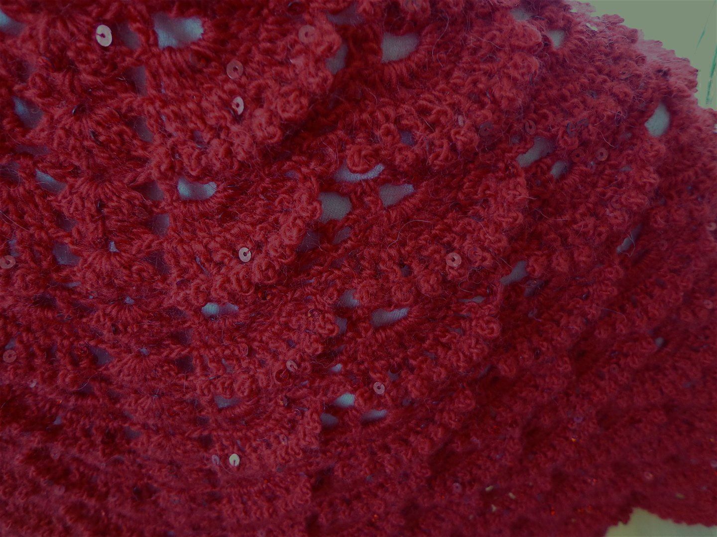 Foulards, Tücher & Schals: DREIECKSSCHAL MIT PAILLETTEN – Neu (gemäss Beschreibung) aus Kreuzlingen von Ylay 1