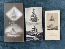 3 Andenken an Maria Zell alte Andachtsbilder Heiligenbildli