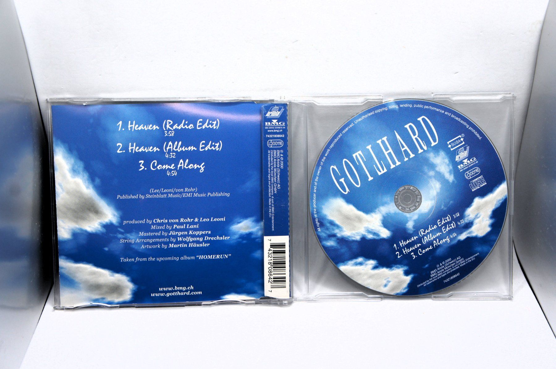 CDs: Single CD: Gotthard – Heaven – Gebraucht aus Ernetschwil von luisvonerni 2