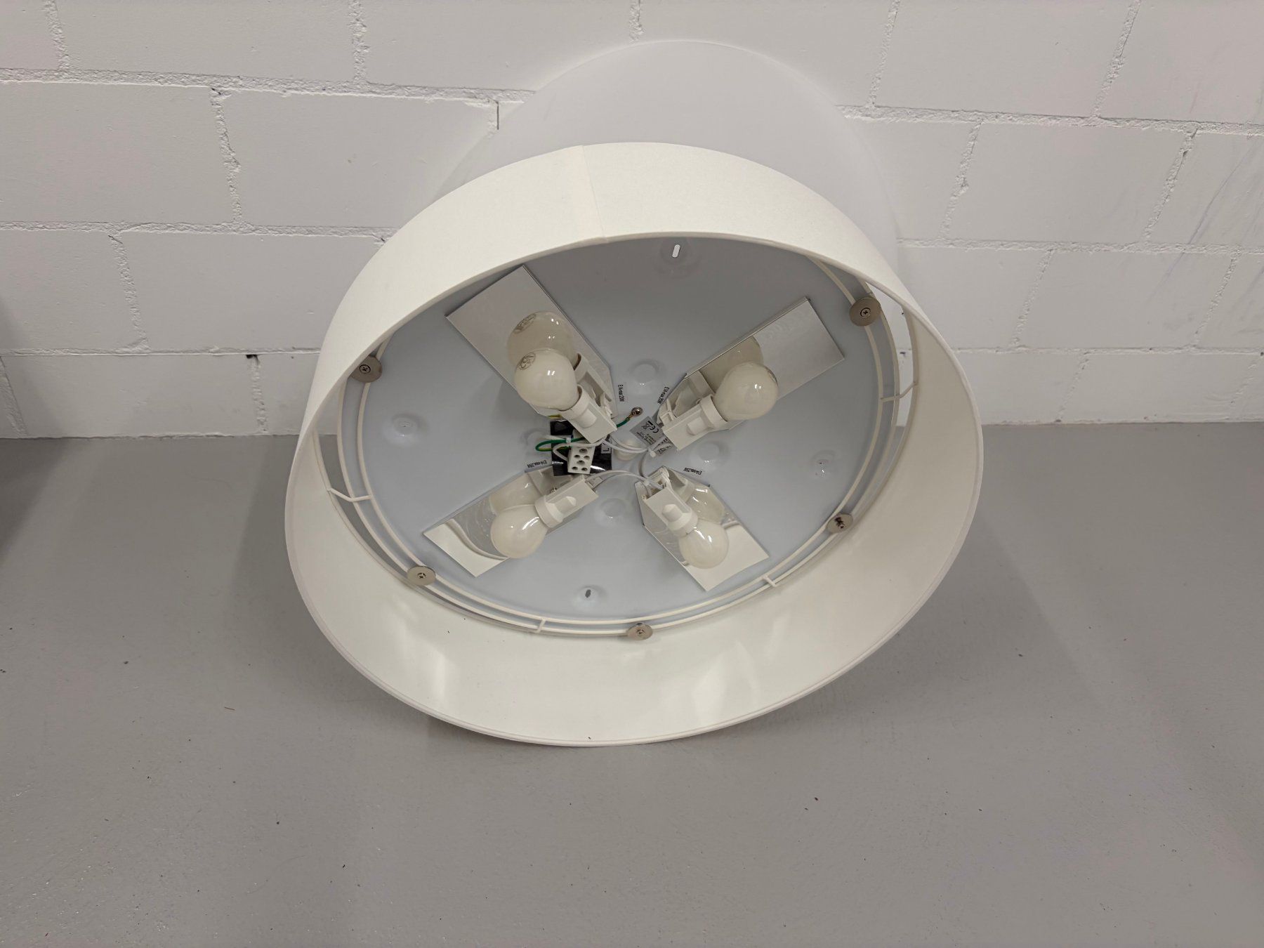 Lampadari & plafoniere: Deckenleuchte Stoff weiss, 50 cm – Usato da Zürich venduto da var_9hdy 2
