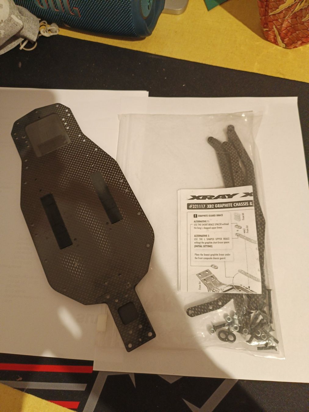 XRay Modellismo RC: Xray XB2 Carbon Grundplatte – Usato da Islikon venduto da Dave_o
