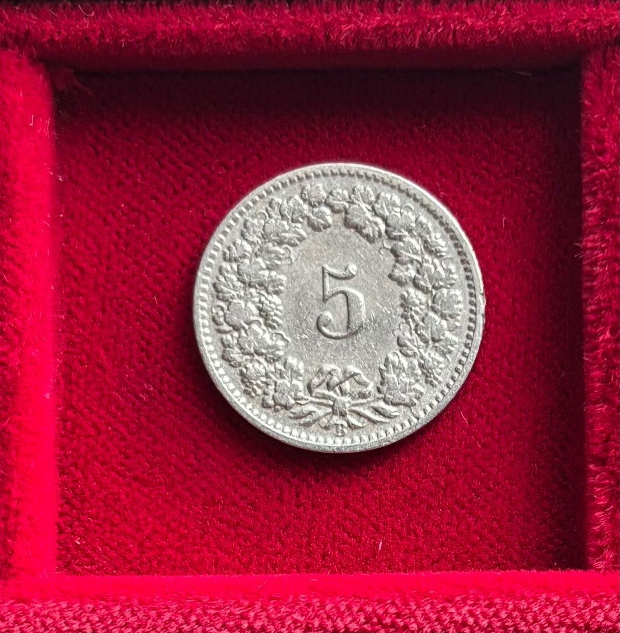 Tutti le monete: Schweiz 5 Rappen 1903 B – Usato da Speicher venduto da CH-Schatzkammer 1