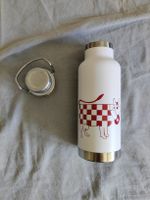 Wasserflasche mit Vakuumisolierung, weiss