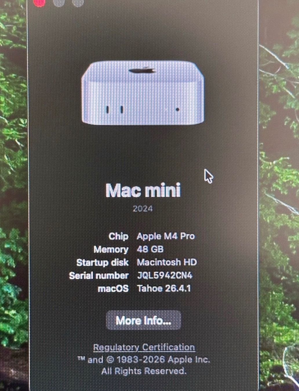 Apple PCs: Apple Mac mini M4 pro 48 GB RAM 14c CPU 20c GPU – Gebraucht aus Tentlingen von Gismoo7 7