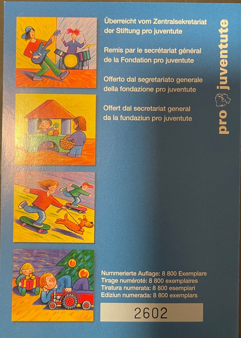 Tutti i francobolli: Limitiertes Pro Juventute Heft 2003 – Nuovo (secondo la descrizione) da Grafenort venduto da Solar11 2