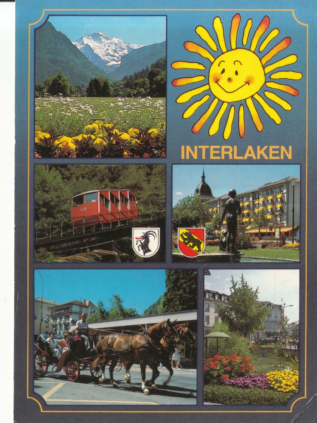 Cartoline postali: Interlaken 1987 – Usato da Bürglen TG venduto da StampGraf